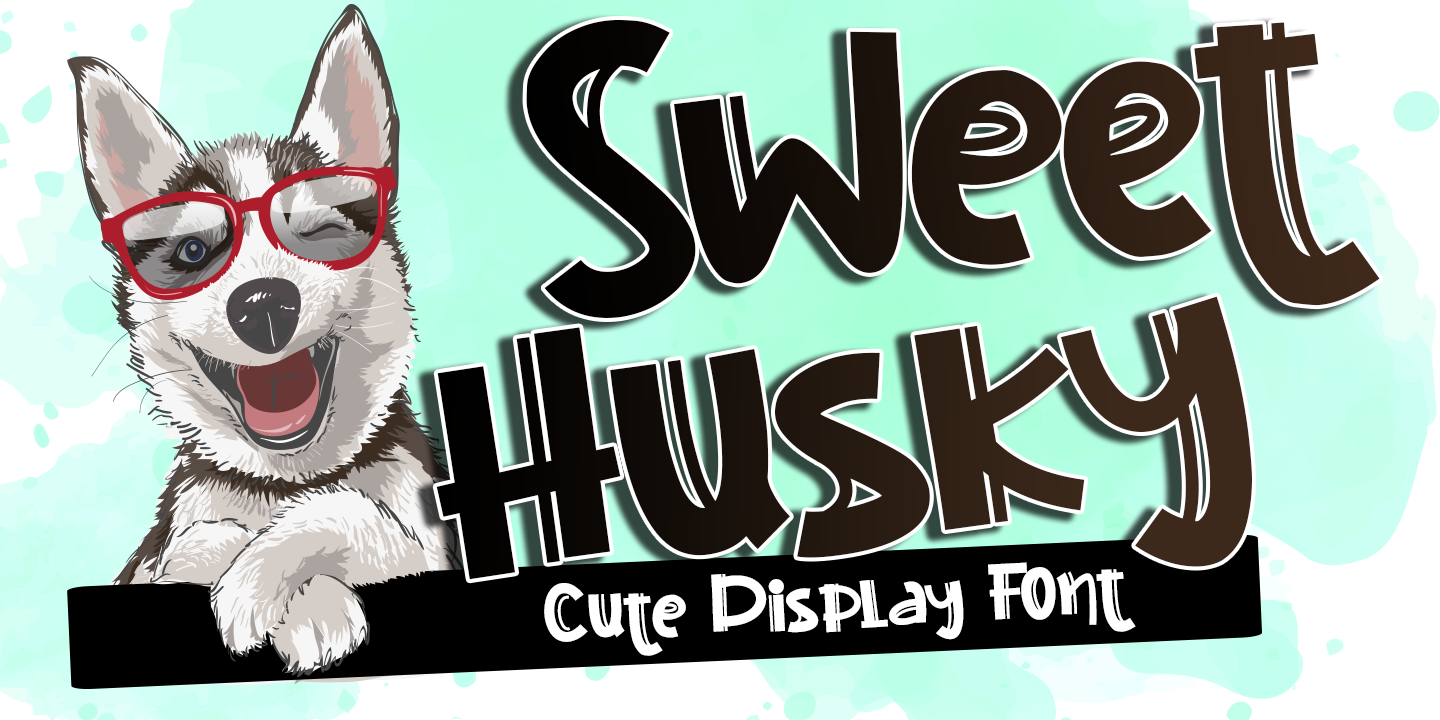 Ejemplo de fuente Sweet Husky #1